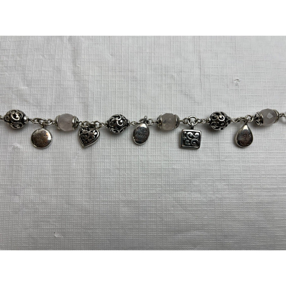 Brighton Breast Cancer awareness Charm BRACELET PINK Ribbon INSPIRATIONAL - Picture 5 of 6